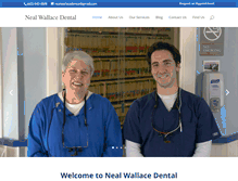 Tablet Screenshot of nealwallacedental.com